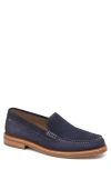 Johnston & Murphy Lyles Suede Loafer In Navy