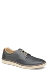 Johnston & Murphy 'mcguffey' Plain Toe Derby In Gray Oiled Full Grain