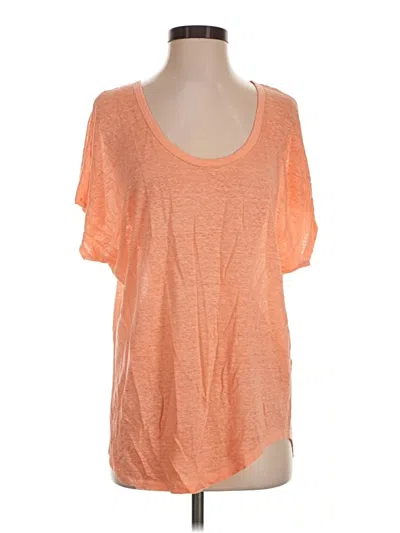 Pre-owned Joie Short Sleeve T-shirt In Orange
