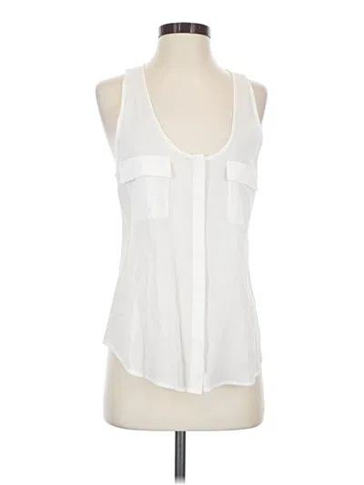 Pre-owned Joie Sleeveless Blouse In White