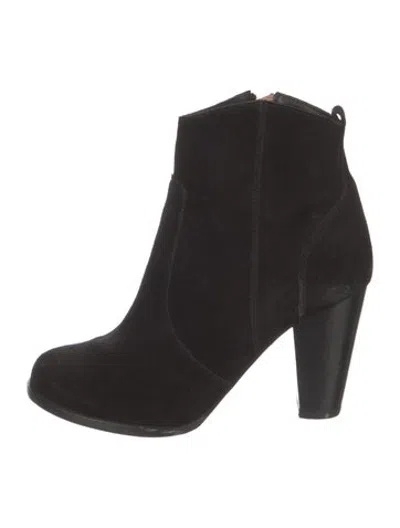 Pre-owned Joie Suede Boots In Black