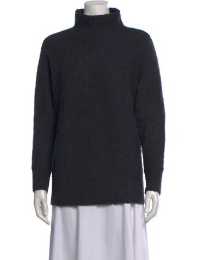 Pre-owned Joie Wool Turtleneck Sweater In Grey