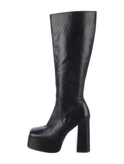 Pre-owned Jonak Leather Boots In Black