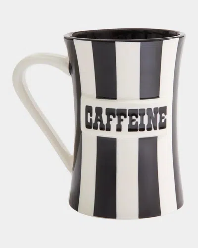 Jonathan Adler Vice Striped Mug In Black