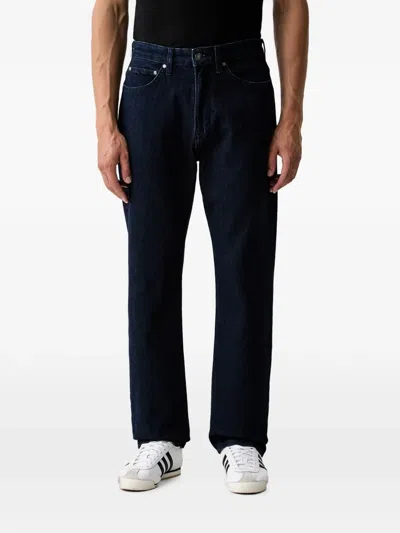 Joop Logo-patch Straight-leg Jeans In Blue