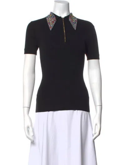 Pre-owned Joostricot Short Sleeve Polo In Black