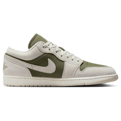 Jordan Air  1 Low Se In Medium Olive/light Orewood Brown/sail