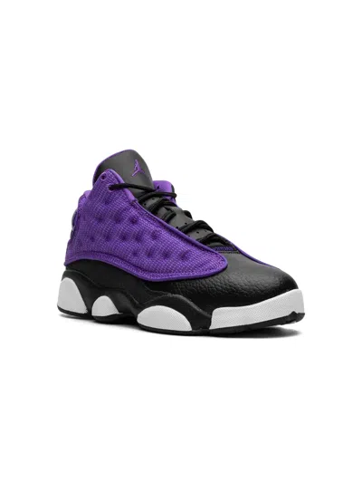 Jordan Air  13 "purple Venom" Sneakers In Black