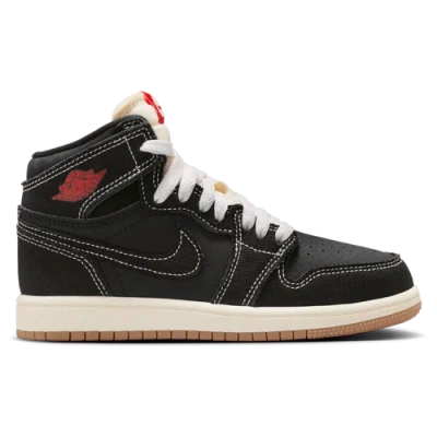 Jordan Kids' Boys  1 Retro High Og Fc In Black/sail/red