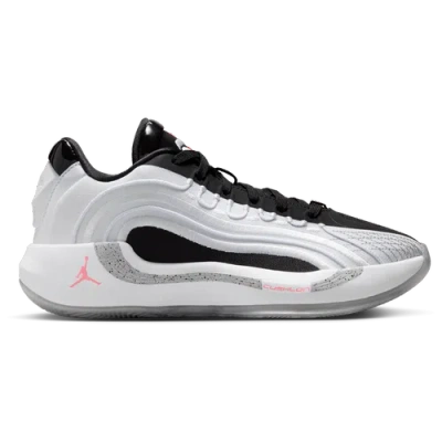 Jordan Kids' Boys  Luka 4 In White/black/bright Crimson