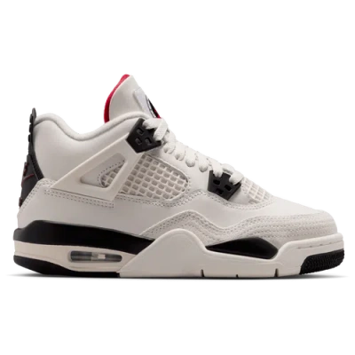 Jordan Kids' Boys  Retro 4 In Black/white/red