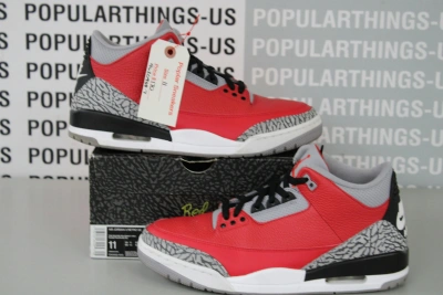 Pre-owned Jordan Brand Air Jordan 3 Retro Se Unite Size 11 Shoes In Red
