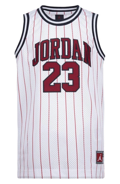 Jordan Kids'  23 Basketball Jersey In White