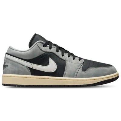 Jordan Mens  Air  1 Low Se In Light Smoke Grey/black/sail