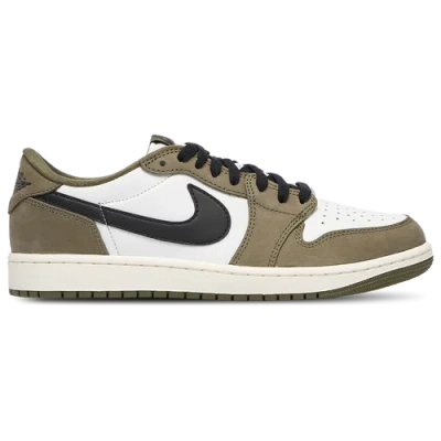 Jordan Mens  Aj 1 Retro Low Og In Medium Olive/black/summit White