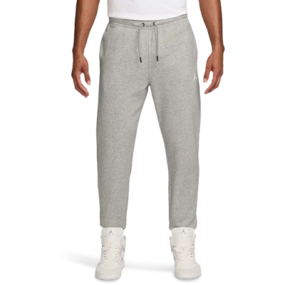 Jordan Mens  Brooklyn Fleece Pants In Heather Grey/white