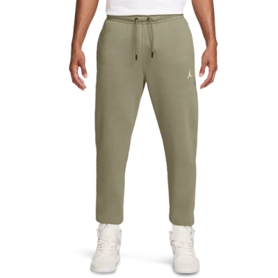 Jordan Mens  Brooklyn Fleece Pants In White/medium Khaki