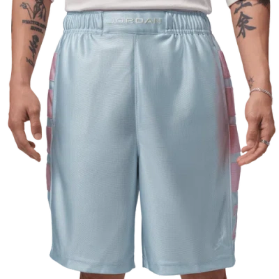 Jordan Mens  Essentials Cat Scratch Shorts In Aura/iced Carmine