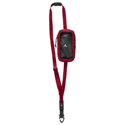 Jordan Mens  Flight Phone Crossbody In Gym Red/black/white