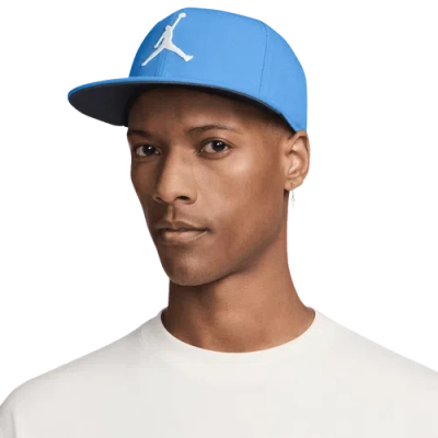 Jordan Mens  Pro Snapback Jumpman In Carolina/gray