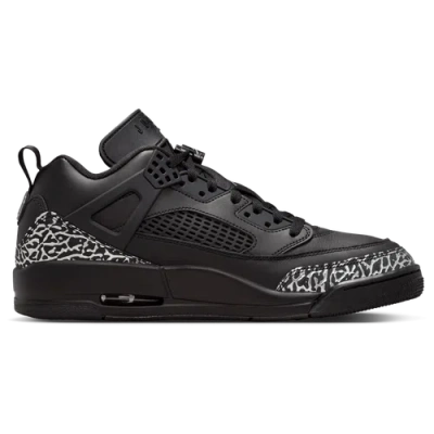 Jordan Mens  Spizike Low In Black/metallic Silver