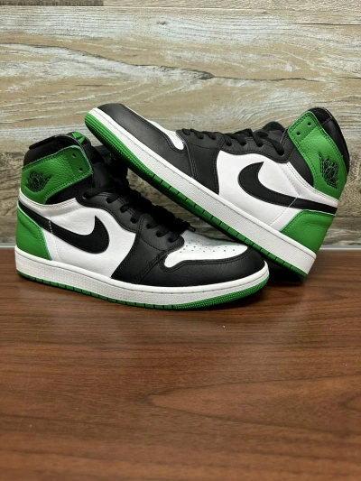 Pre-owned Jordan Nike Air Jordan 1 High Lucky Green Size 12 Shoes