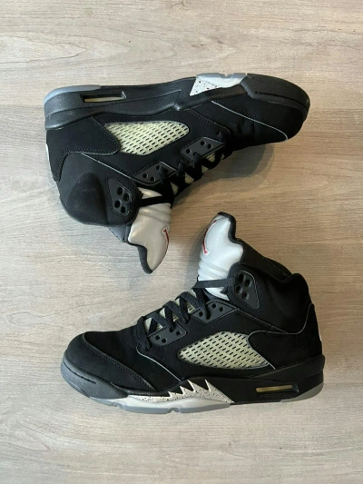 Pre-owned Jordan Nike Air Jordan 5 Retro Og Black Metallic 2016 Shoes