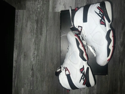 Pre-owned Jordan Nike Jordan 8 Alternate Retro Shoes In White