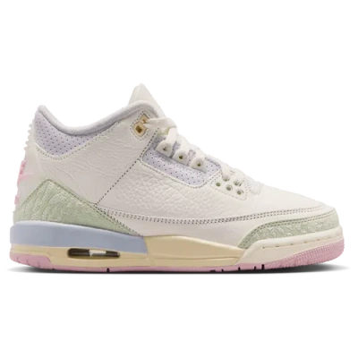 Jordan Retro 3 In White/green/pink