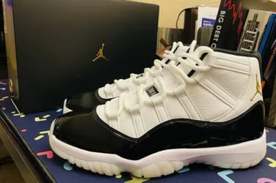 Pre-owned Jordan Size 11 -  11 Retro Mid Gratitude / Defining Moments -double Authenticated In White