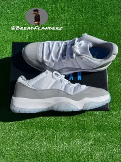 Pre-owned Jordan Size 11.5m/13w Nike Air  11 Retro Low Cement Grey/white Av2187-140 ??