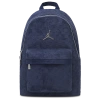 Jordan Suede Monogram Backpack In Midnight Navy