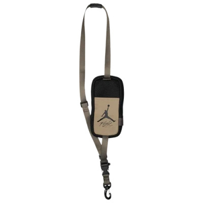 Jordan Utility Lanyard In Black/beige