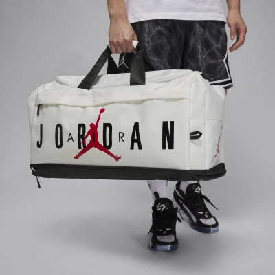 Jordan Velocity Duffle Bag (69l) In White