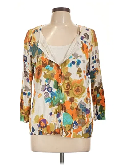Pre-owned Joseph A Cardigan Sweater In Ivory