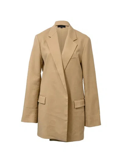 Pre-owned Joseph Julia Oversized Blazer In Neutrals