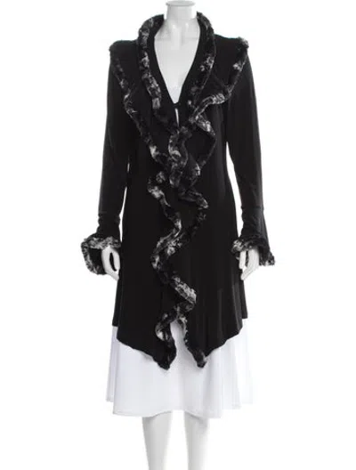 Pre-owned Joseph Ribkoff Coat In Black