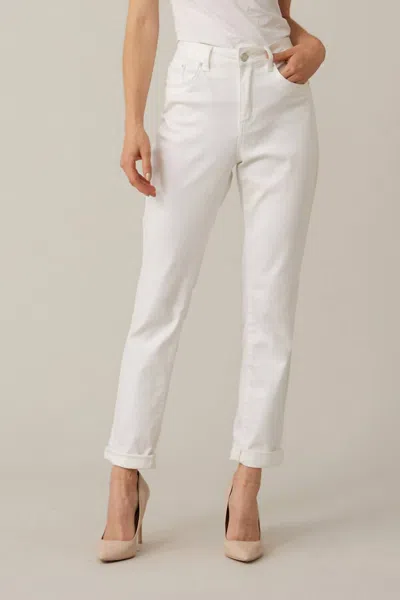 Joseph Ribkoff Cropped Jeans In White