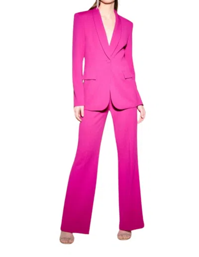 Joseph Ribkoff Wide Leg Pant In Opulence In Pink