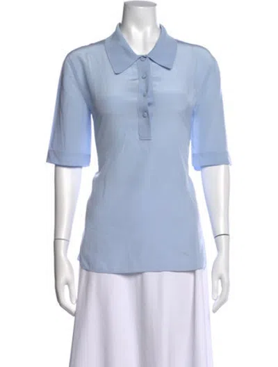 Pre-owned Joseph Short Sleeve Polo In Blue