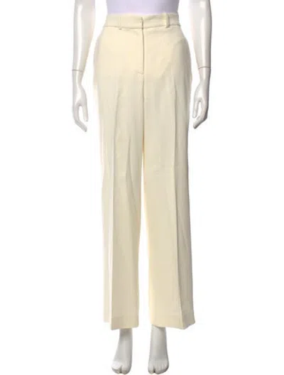 Pre-owned Joseph Straight Leg Pants In White