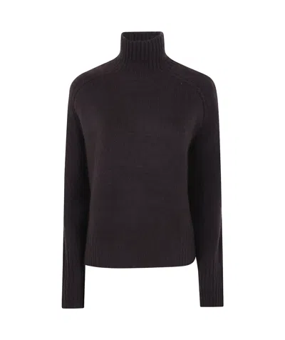 Joseph Tilly Roll-neck Cashmere Sweater In Black