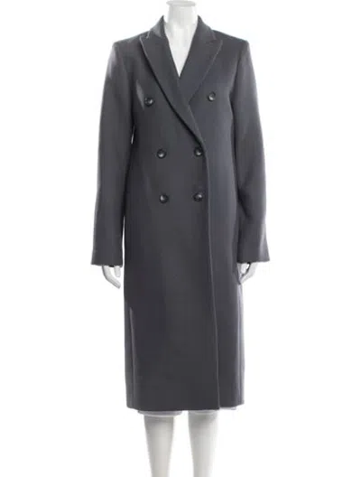 Pre-owned Joseph Virgin Wool Coat In Blue