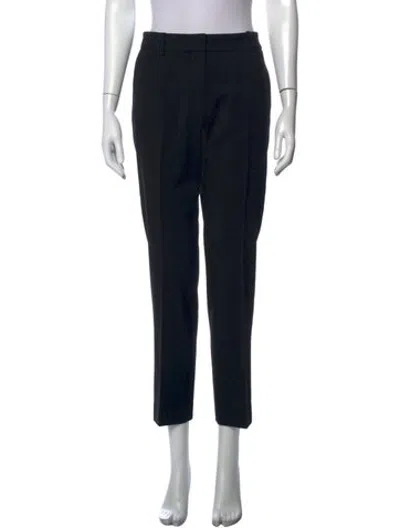 Pre-owned Joseph Virgin Wool Straight Leg Pants In Blue