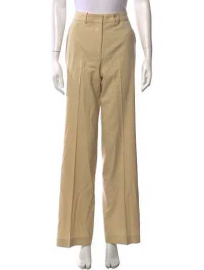 Pre-owned Joseph Virgin Wool Wide Leg Pants In Neutrals