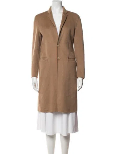 Pre-owned Joseph Wool Coat In Brown
