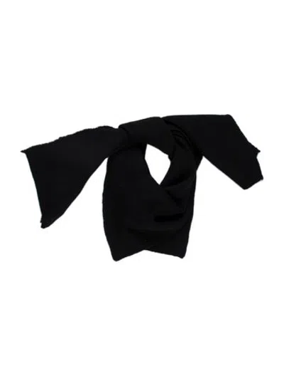 Pre-owned Joseph Wool Scarf In Black