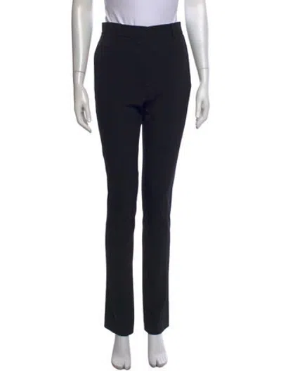 Pre-owned Joseph Wool Straight Leg Pants In Black