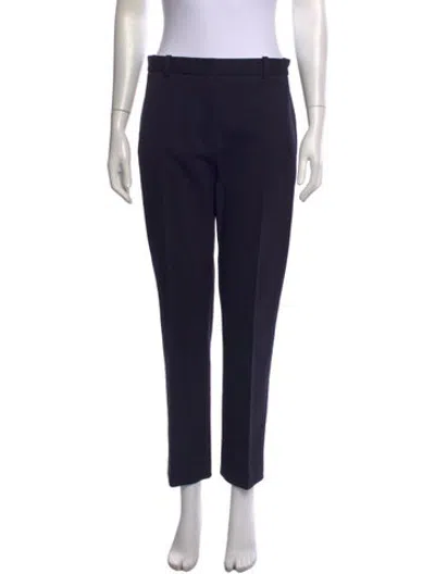 Pre-owned Joseph Wool Straight Leg Pants In Blue