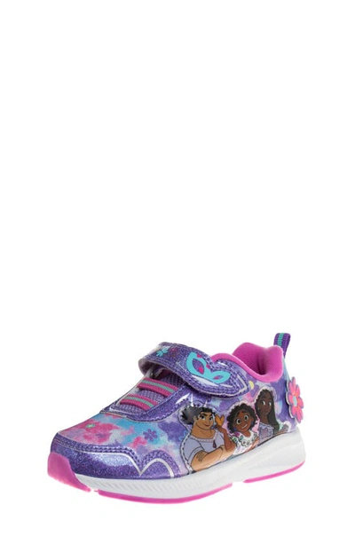 Josmo Kids' Encanto® Light Up Sneaker In Purple/ Fuchsia